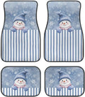 Set of 4 Christmas Snowy Red Car Floor Mats – Foldable Car Floor Mats HIP 3 one size