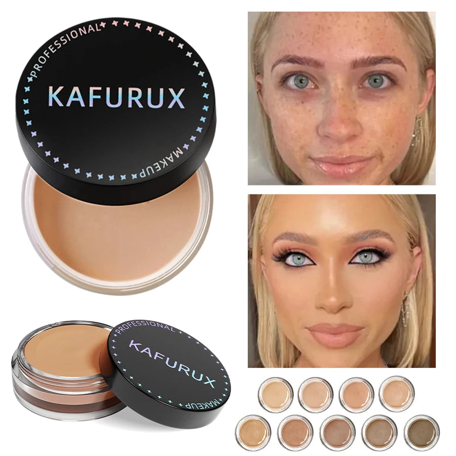 KAFURUX 9-Shade High Coverage Concealer BB Cream | Waterproof Concealer BB Cream HIP