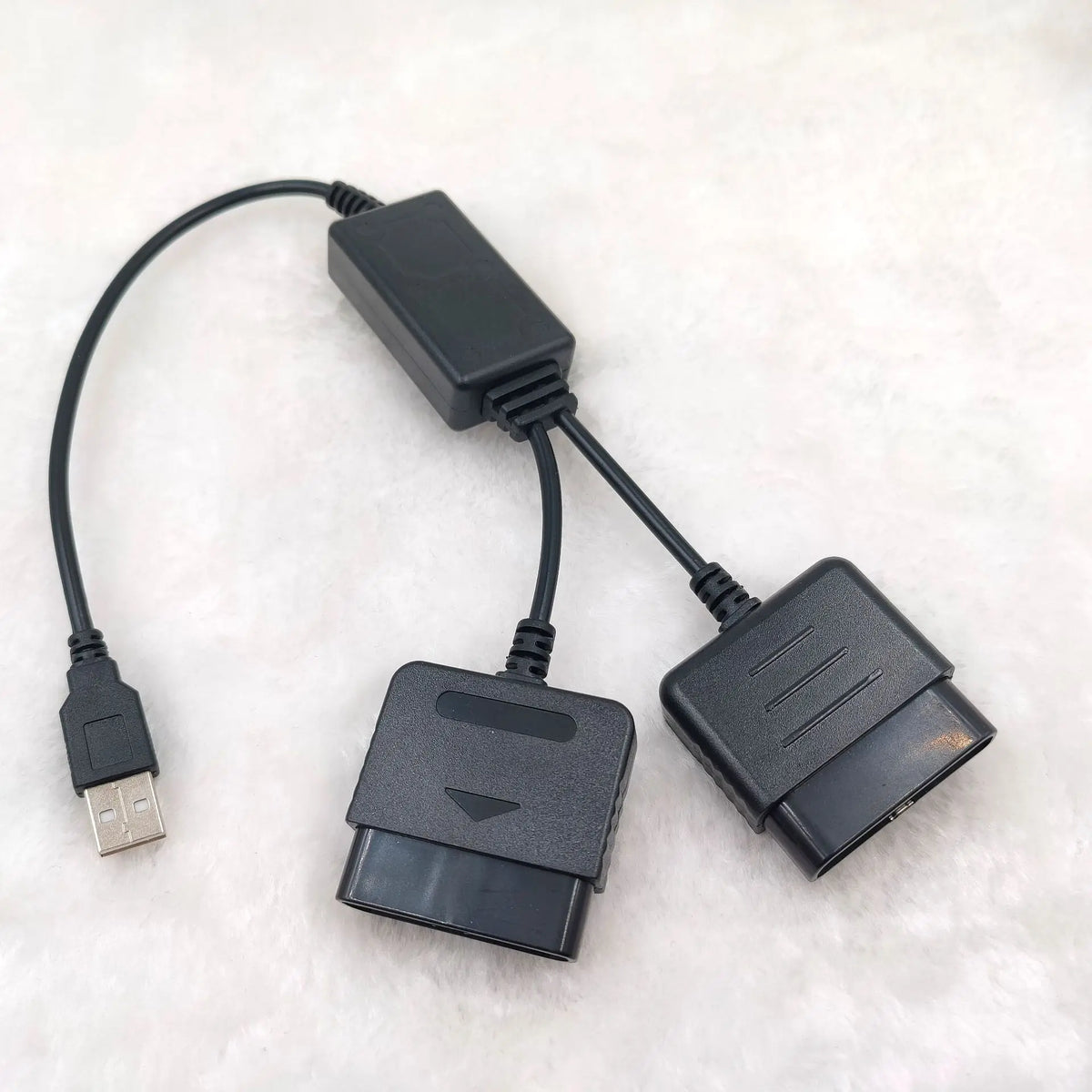 PS2 to PS3 & PC USB Controller Converter Adapter Cable Controller Adapter Cable HIP USB 1 to 2 PS2