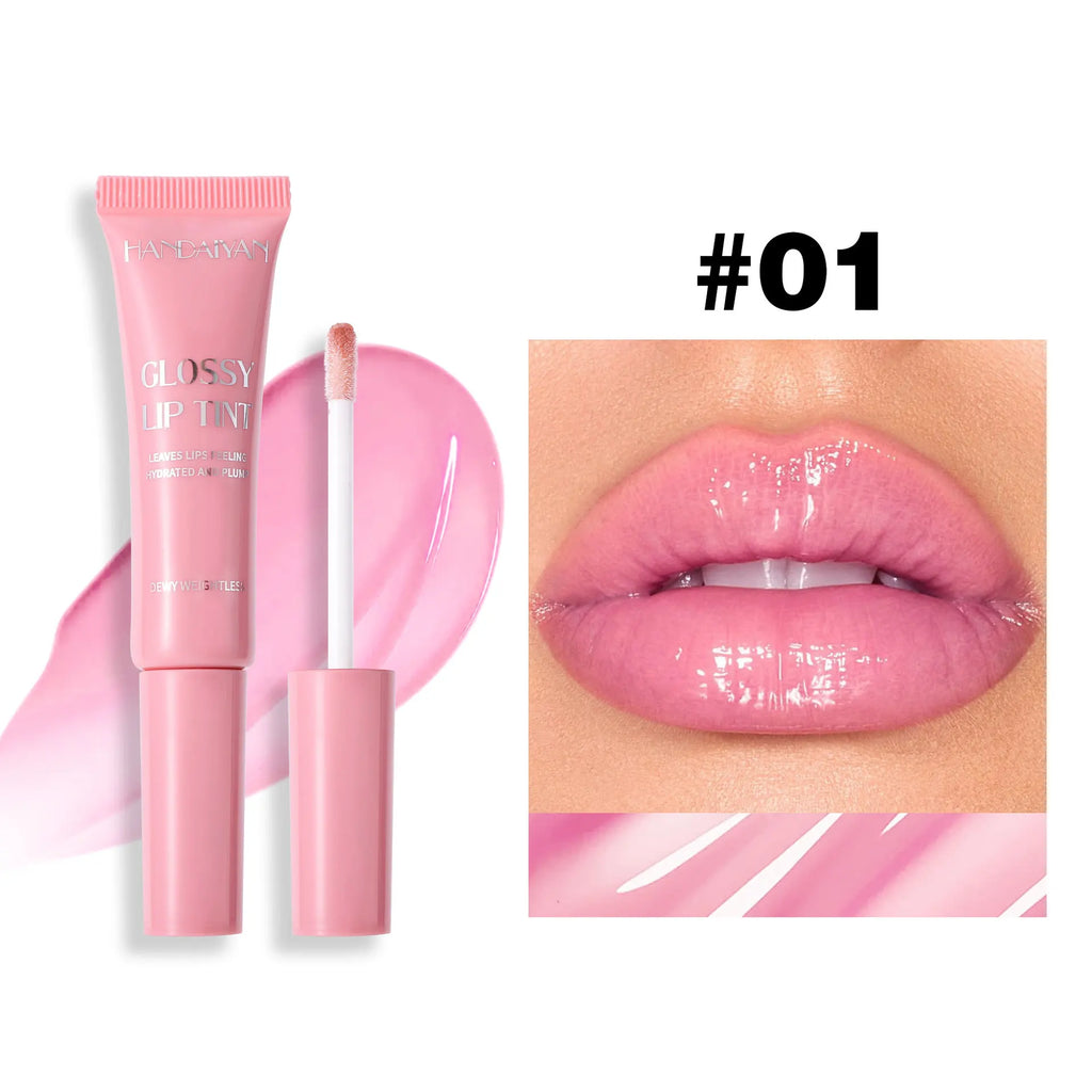 Hydrating Pearlescent Lip Glaze – Glossy Plumping Lip Gloss Lip Gloss HIP 01