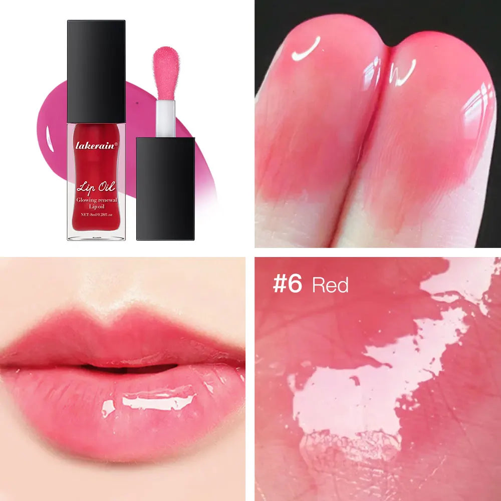 Glow Reviver Lip Oil Nourishing Tinted Lip Oil For A High-shine Finish Infused With Apricot Oil Rose Colors Mirror Moisturizing HIP