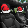 2-Pack Santa Hat Car Headrest Covers – Washable Holiday Protectors Car Headrest Covers HIP 1