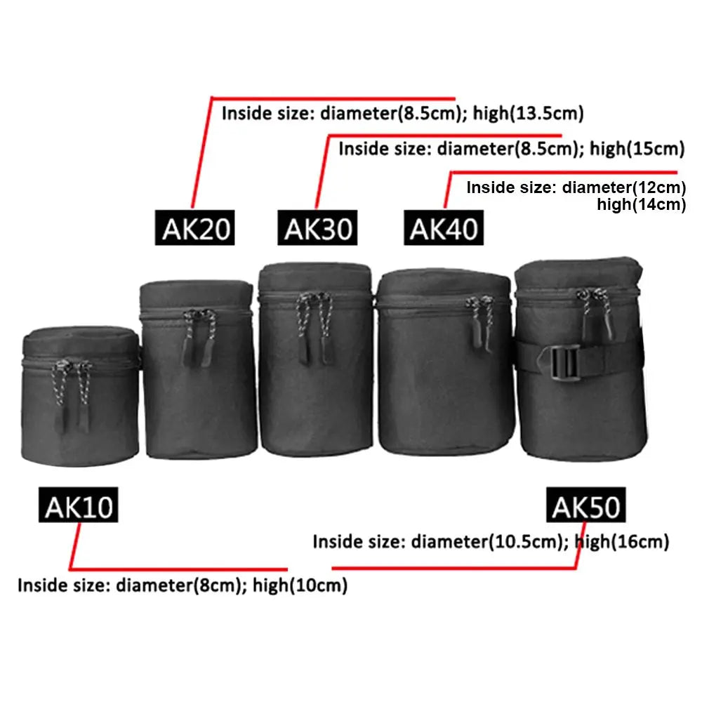 DITIPOO Waterproof Padded Camera Lens Bag – DSLR Pouch Camera Lens Bag HIP