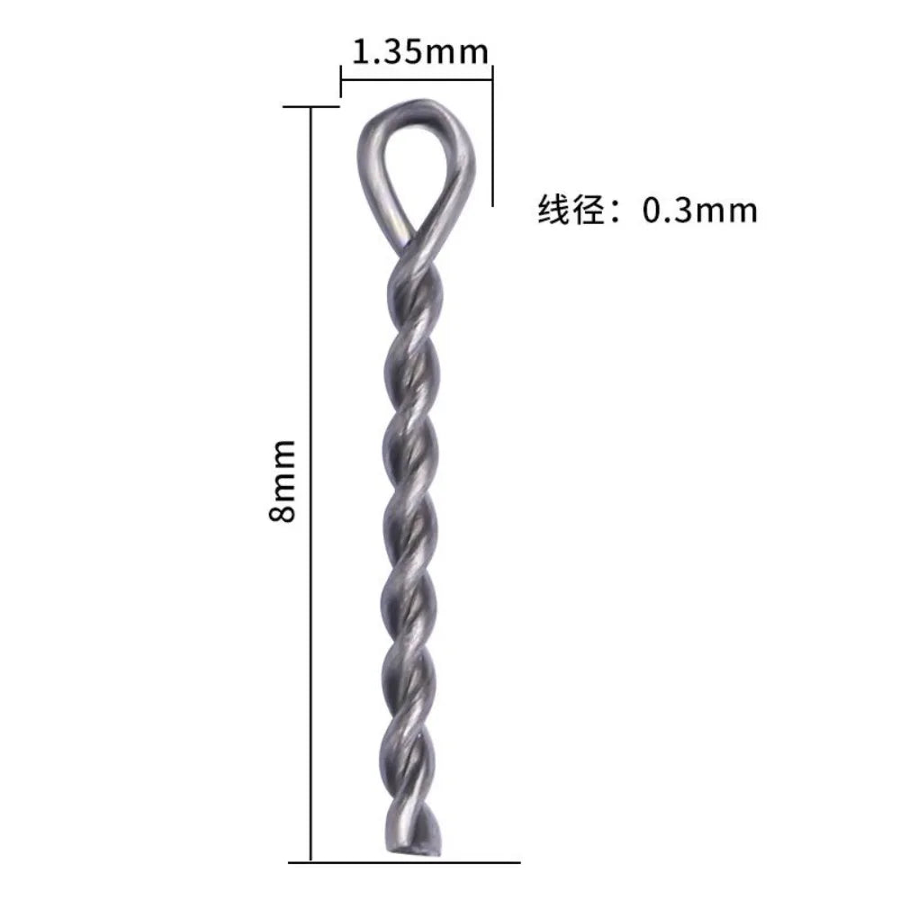 50pcs Carp Fishing Boilie Bait Pins – Stainless Steel Spikes Fishing Bait Pins HIP