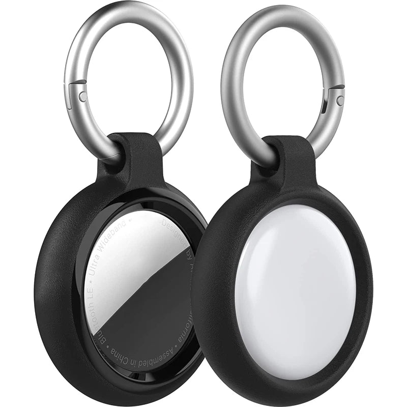 Hard PC AirTag Case Holder with Strap & Keychain – Anti-Drop AirTag Protective Case HIP