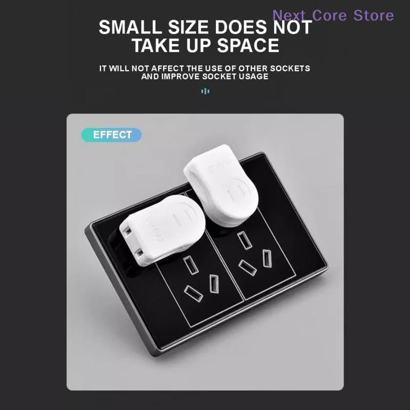 90° Rotatable 2-Pin Foldable Travel Plug Adapter – 110–250V Travel Plug Adapter HIP