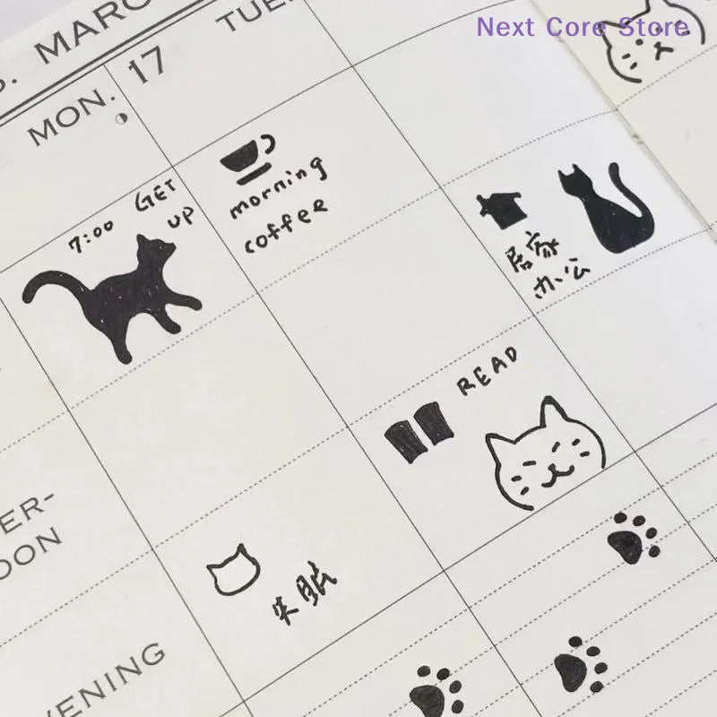 Cute Cat Brass Ruler Bookmark – 2-in-1 Measuring & Page Marker Ruler Bookmark HIP