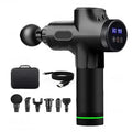 PAQIN 99-Level Percussion Massage Gun – 4 Heads, LED Screen Percussion Massage Gun HIP 30 GEAR BLACK Type C Charge