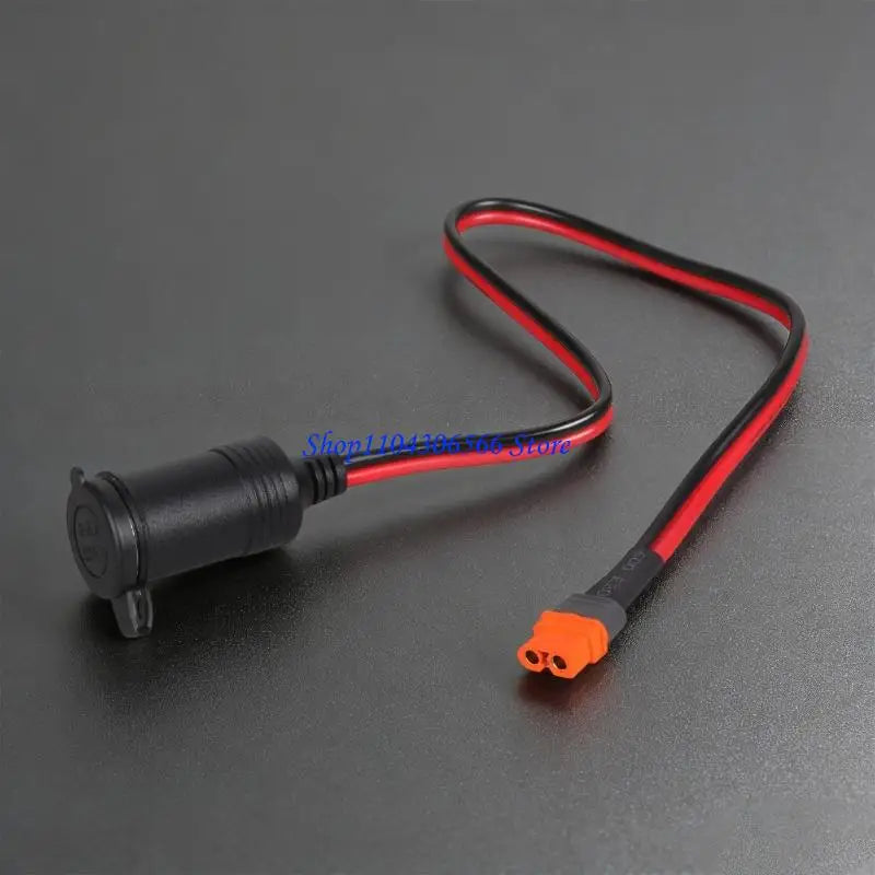XT60IF Female to Car Port Adapter Cable 50cm – 30A 12AWG Power Adapter Cable HIP