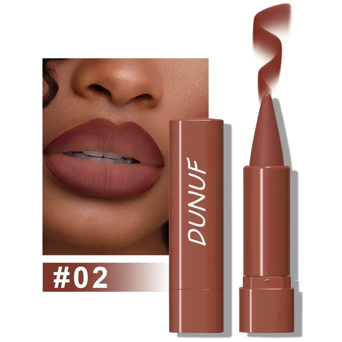 9 Colors Gradient Lip Liner Matte Black Brown Velvet Lipstick Waterproof Non Sticky Contouring Tint Lipliner Crayon Lip Makeup HIP 02
