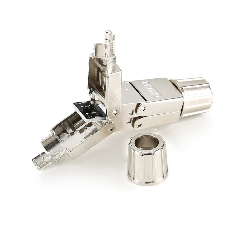 CAT6A CAT7 RJ45 Network Cable Extender Adapter – Shielded Network Cable Adapter HIP