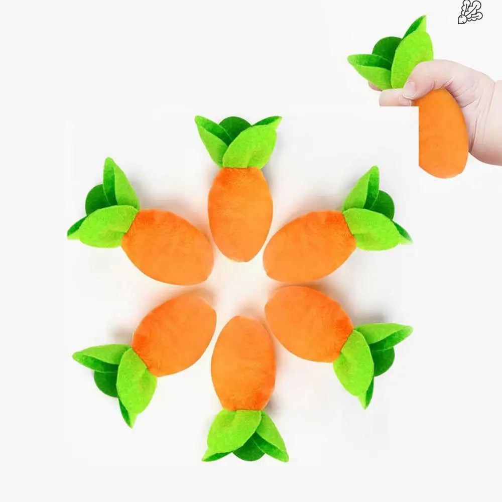 Pulling Carrot Plush Toy – Interactive Garden Stuffed Set Interactive Plush Toy HIP