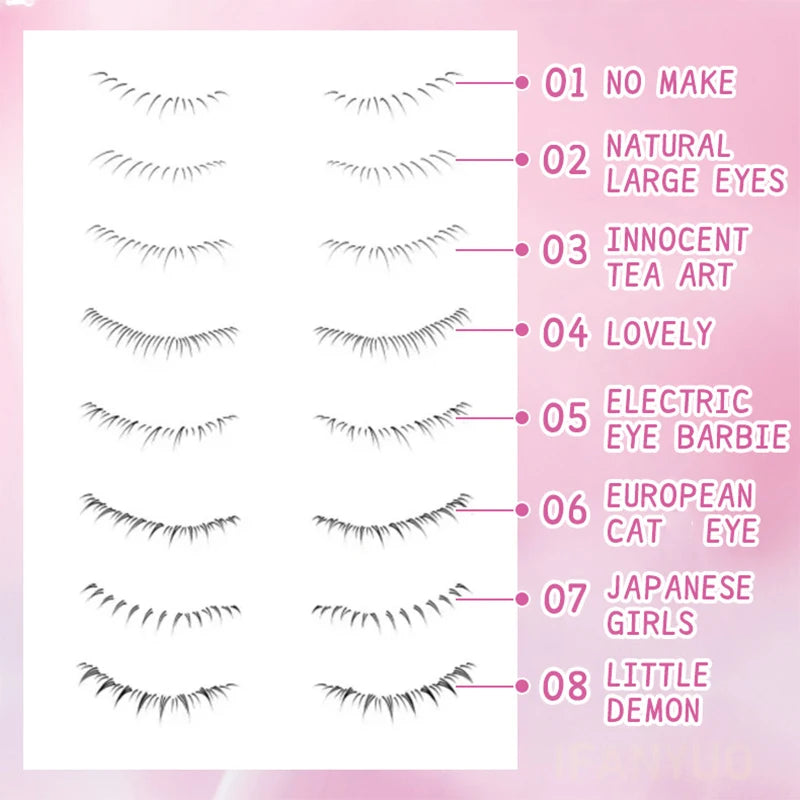 Lower Eyelash Stamp European Cat Eye Make Up Natural False Lash Line Stamping Aid Tools One Stamp Molding Silicone Eyeliner Seal HIP
