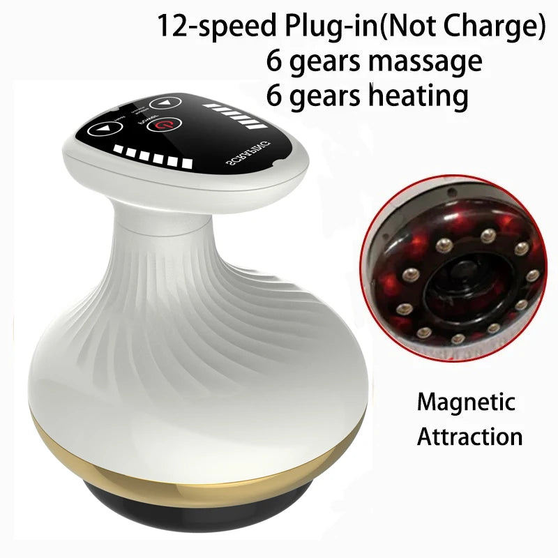 Electric Cupping Massager 6 Modes – Anti-Cellulite Body Tool Electric Cupping Massager HIP 6 gear plug