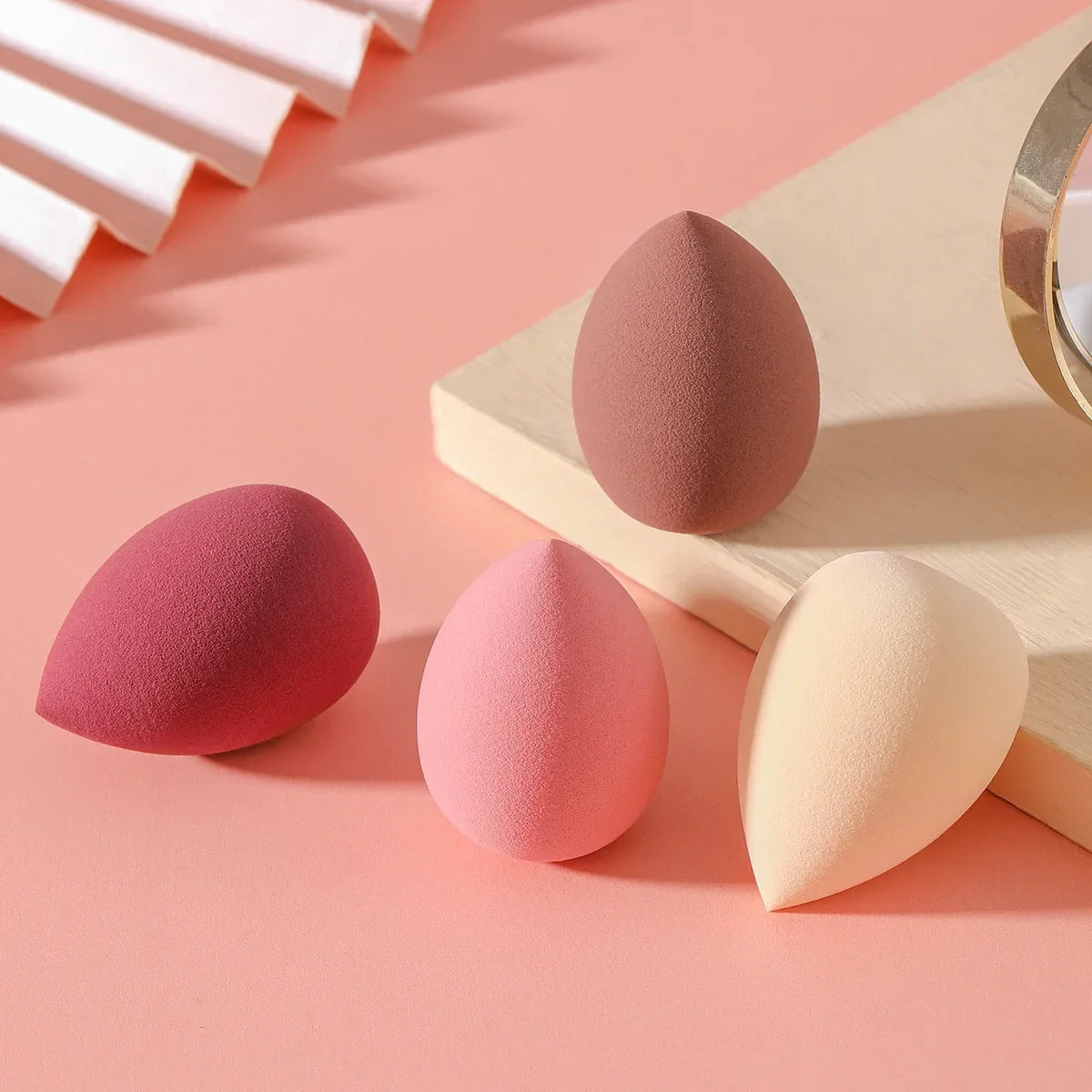 4-Piece Makeup Sponge Blender Set – Foundation Applicator Makeup Blending Sponge HIP