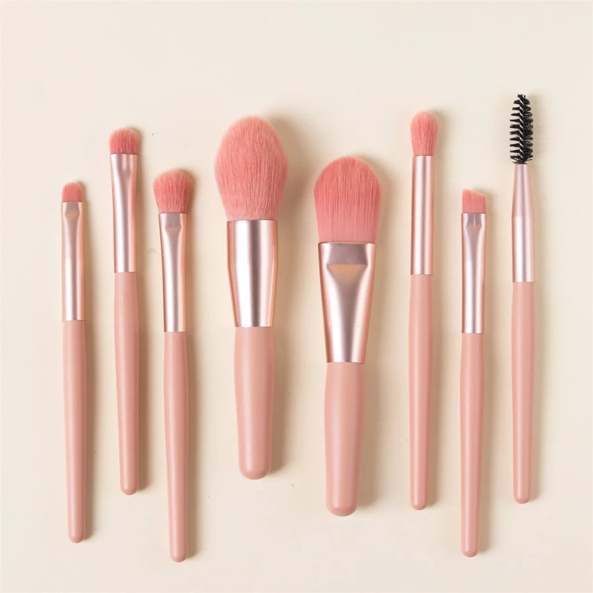 8-Piece Soft Fluffy Mini Makeup Brush Set – Blending Kit Makeup Brush Set HIP