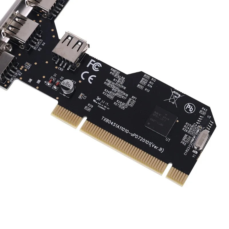 PCI to USB 2.0 Expansion Card – 5-Port NEC Chip Adapter PCI USB Add-On Card HIP