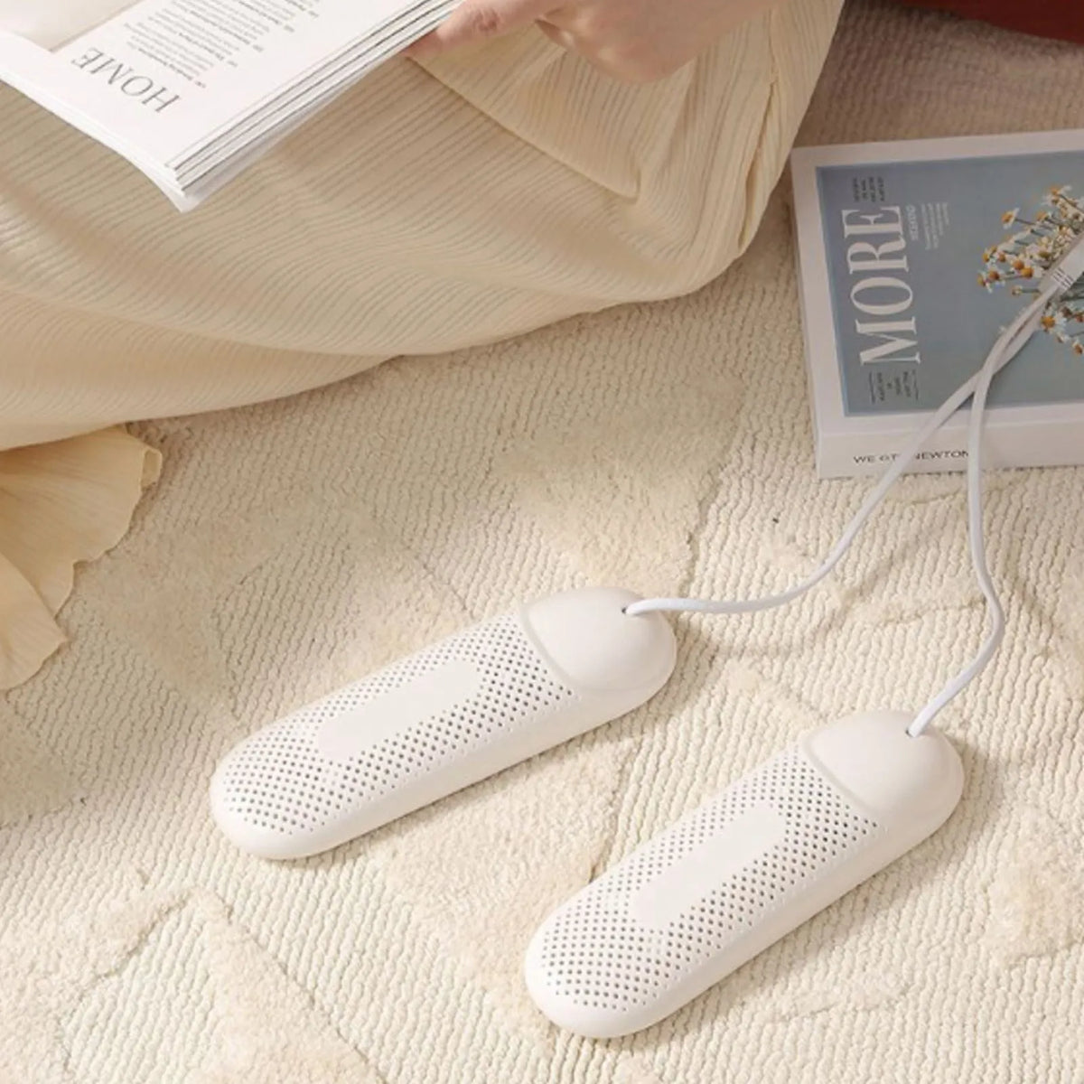 Boot Dryer Shoe Dryer 12W 360 Degree Sterilization Deodorization Boot Dryer Accurate Temperature Control Portable Shoe Dryer HIP