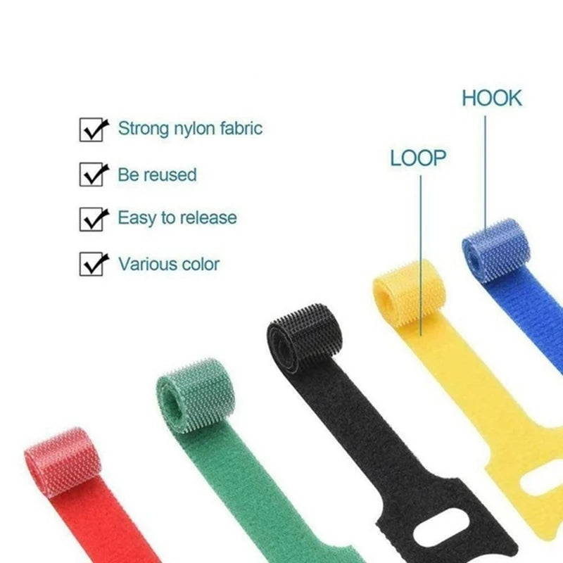 Reusable Cable Organizer & Cord Protector – 10/30/50 Pack Cable Organizer Set HIP