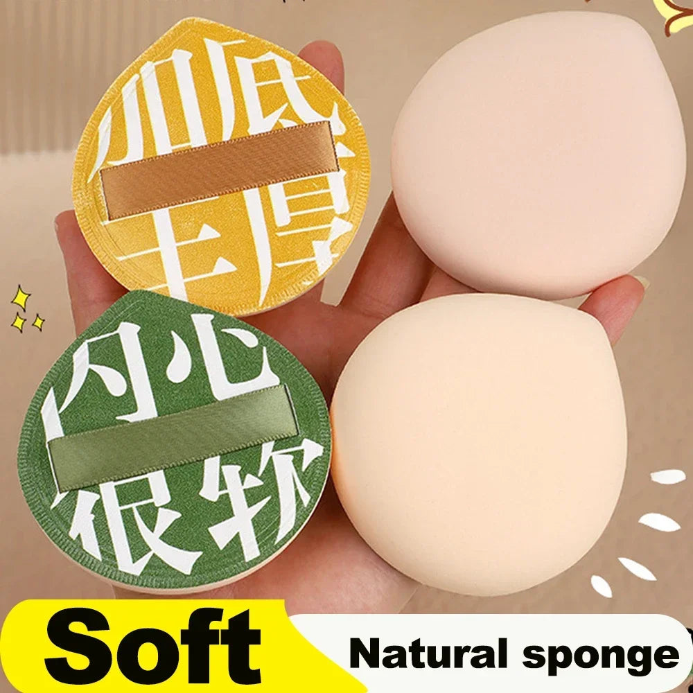 Super Thick Velvet Powder Puff – Wet & Dry Foundation Sponge Makeup Powder Puff HIP