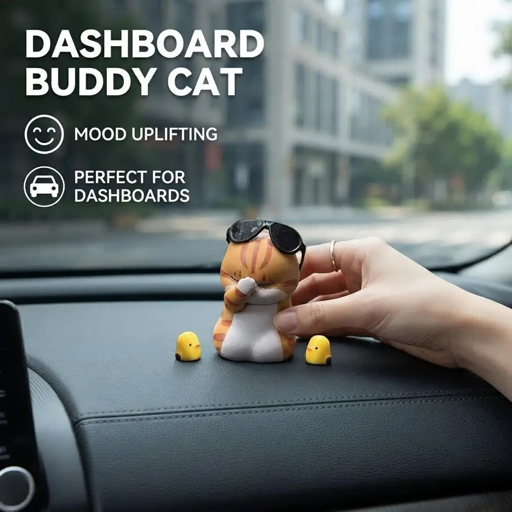 Car Pendant Cute Adorable Straw Hat Cat Ornaments Car Rearview Mirror Pendant Interior Decoration Accessories Girls Gift HIP