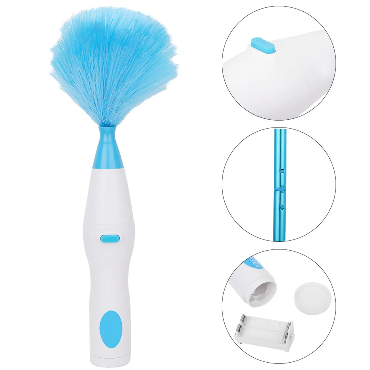 Blinds Cleaning Tool Dust Brush Electric Duster 180° Bendable Electric Duster Window Blinds Furniture Cleaning Tool HIP