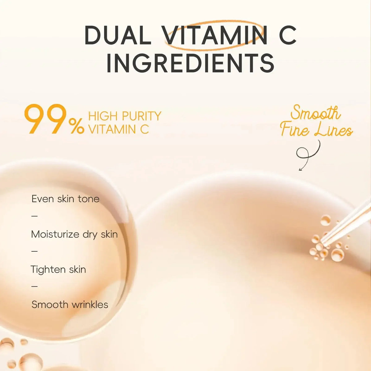 LAIKOU Vitamin C Skincare Kit – 3-Piece Serum, Eye & Face Cream Vitamin C Skincare Set HIP
