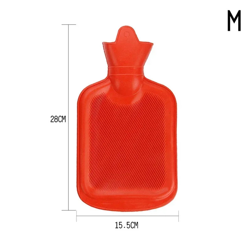 Hot Water Bottle Rubber Bag Cute Cartoon Winter Warm Relaxing Safe Heat Cold Large Hot Water Bag Hand Feet Warmer Girls Pocket HIP M