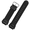 18mm Nylon Canvas Watch Strap – G-Shock Sports Wristband Watch Strap HIP black