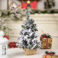 Flocked Mini Christmas Tree – Lifelike Artificial Pine Décor Artificial Christmas Tree HIP 0.6M 30cm