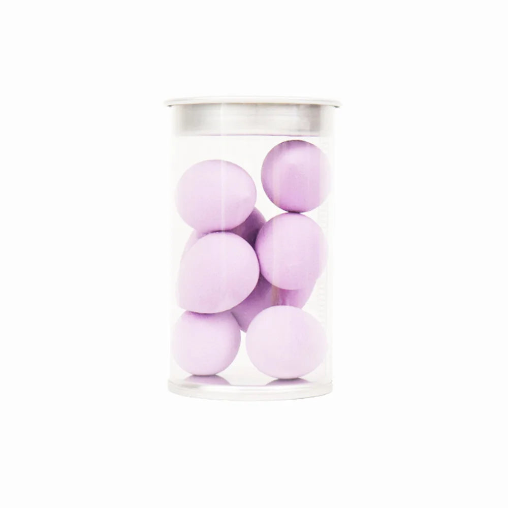 8Pcs Makeup Sponge Set Face Beauty Cosmetic Powder Puff for Foundation Cream Concealer Make Up Tool with Storage Box HIP PURPLE