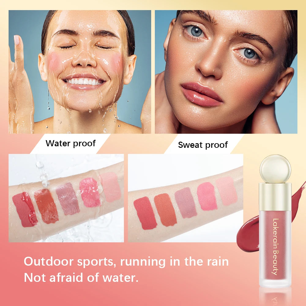 Blush Liquid Blusher Real Makeup Blush Matte Palette Blusher Cosmetics Products Liquid Cream Stick Pink Face raremakeup Beauty HIP