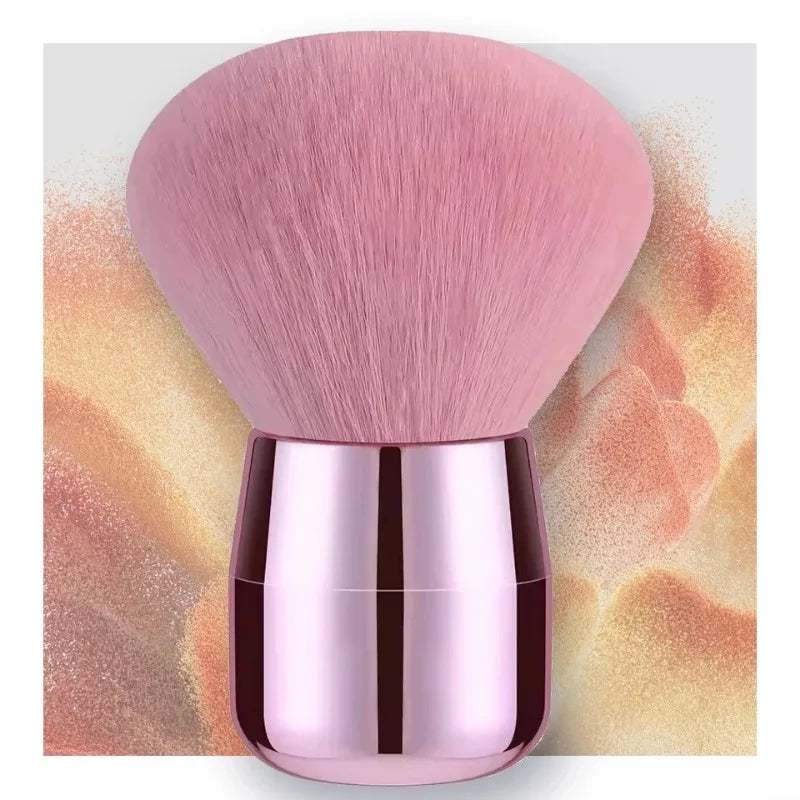 Mini Fluffy Blush & Loose Powder Brush Set – Travel Size Blush Powder Brush HIP