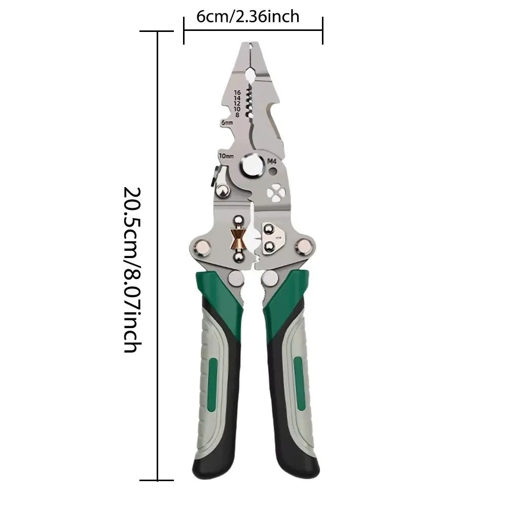 Foldable Wire Stripper & Crimper – Multifunctional Electrical Pliers Wire Stripper Pliers HIP