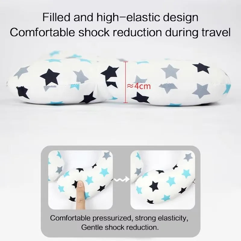 Baby U-Shape Head & Neck Support Pillow for Ages 0–3 Baby Headrest Pillow HIP