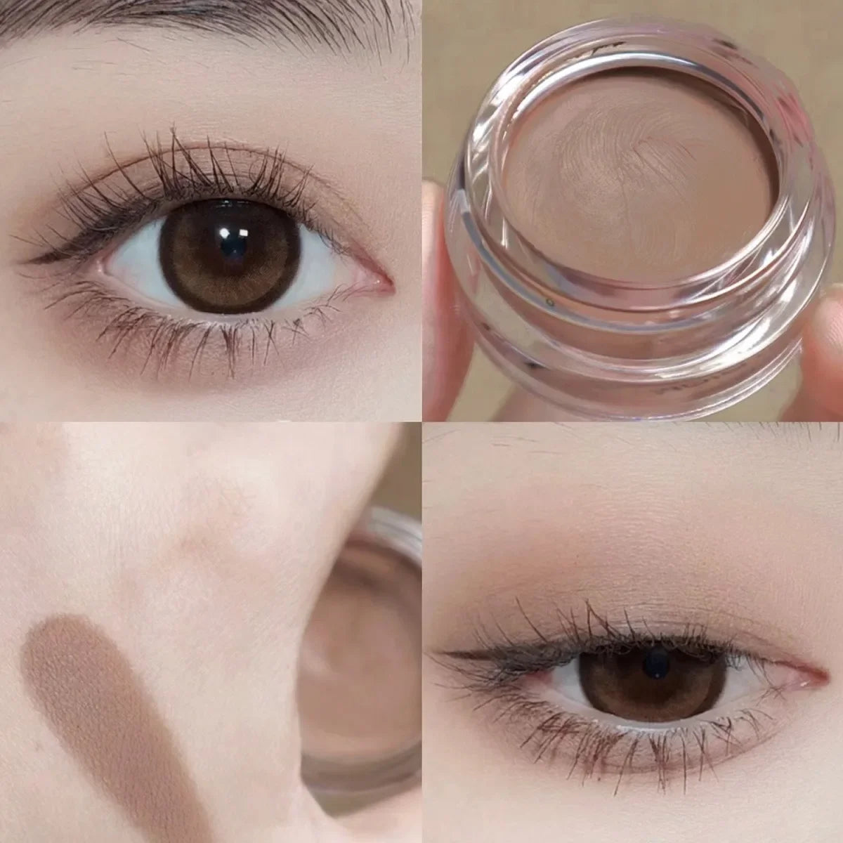 Matte Purple Peach Pink Eyeshadow Cream Blush Face Contour Waterproof Lasting Concealer Nude Brown Eyeshadow Primer Base Makeup HIP 03