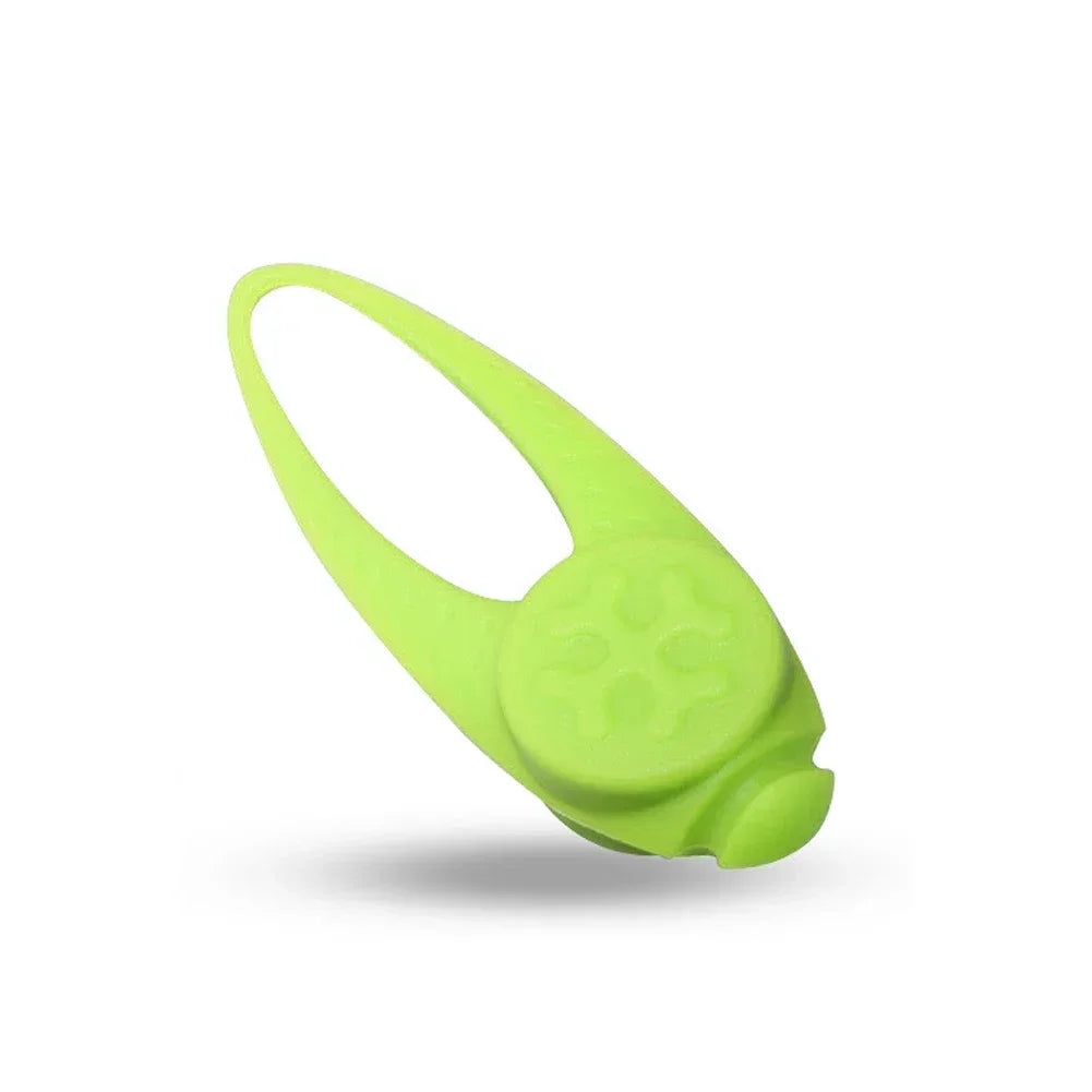 Pet Dog Night LED Flashlight Dog Cat Collar Glowing Pendant Safety Pet Leads Necklace Luminous Bright Decoration Collars HIP green 7.8x2.7x1.5cm