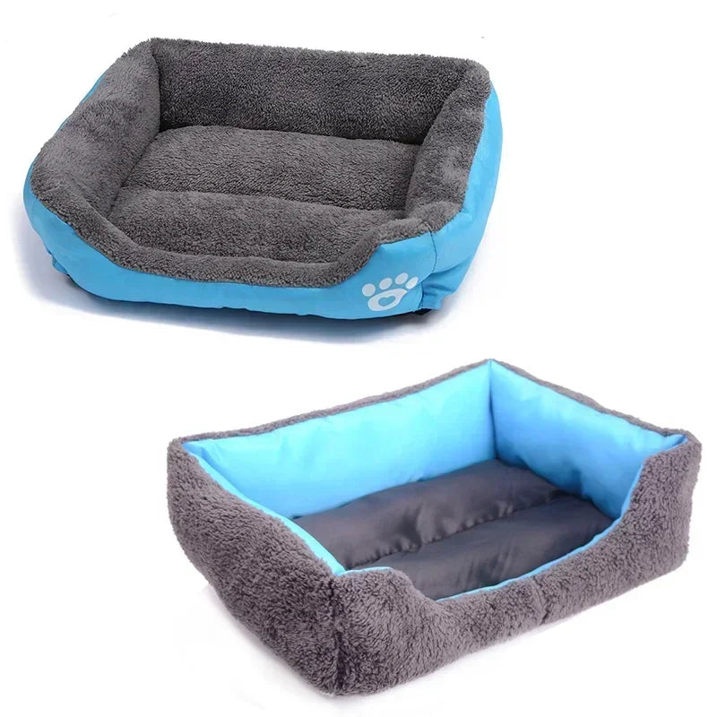 Soft Fleece Square Pet Nest Bed – Dogs & Cats S–XL Pet Nest Bed HIP