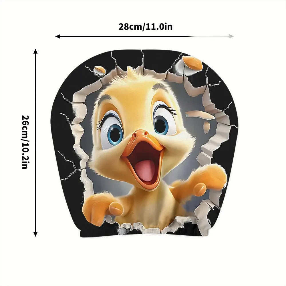 Duck Print Car Seat Cover & Pillowcase Set – 2 Piece Car Seat Cover Set HIP