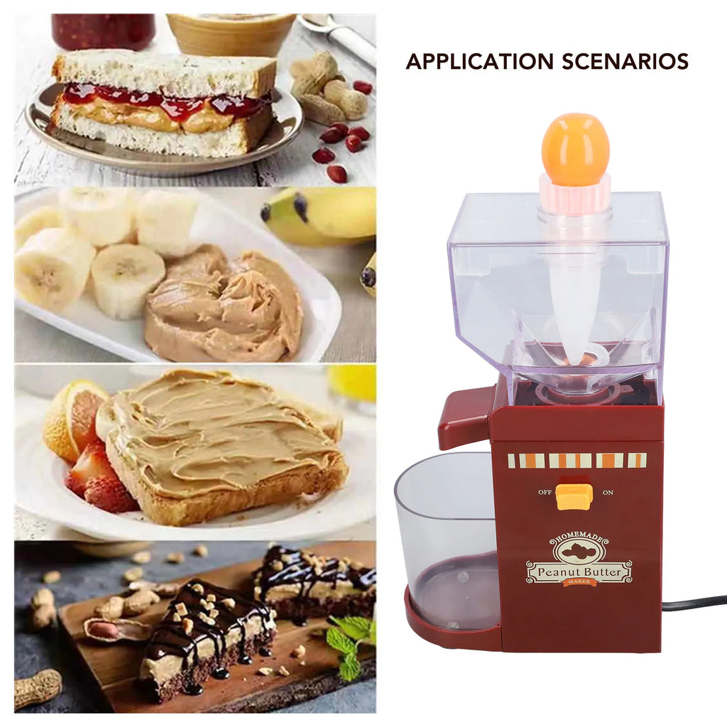Peanut Butter Maker Home Electric Grain Grinder Anti Slip Sesame Sauce Mill Nut Butter Machine for Groundnut Almonds Cashews Haz HIP