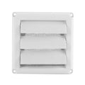 PP Louvered Air Vent Cover with Insect Screen | 3 Sizes Air Vent Cover HIP 125mm with Net