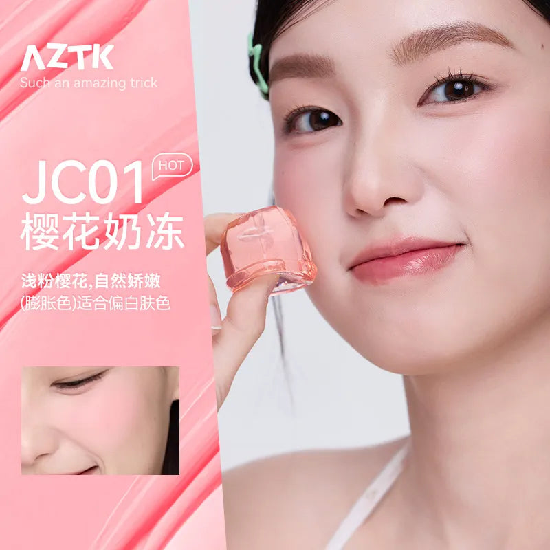 AZTK Liquid Blush Jelly – Matte Nude Long-Lasting Blusher 5ml Liquid Blush HIP JC01 Light pink China Mainland