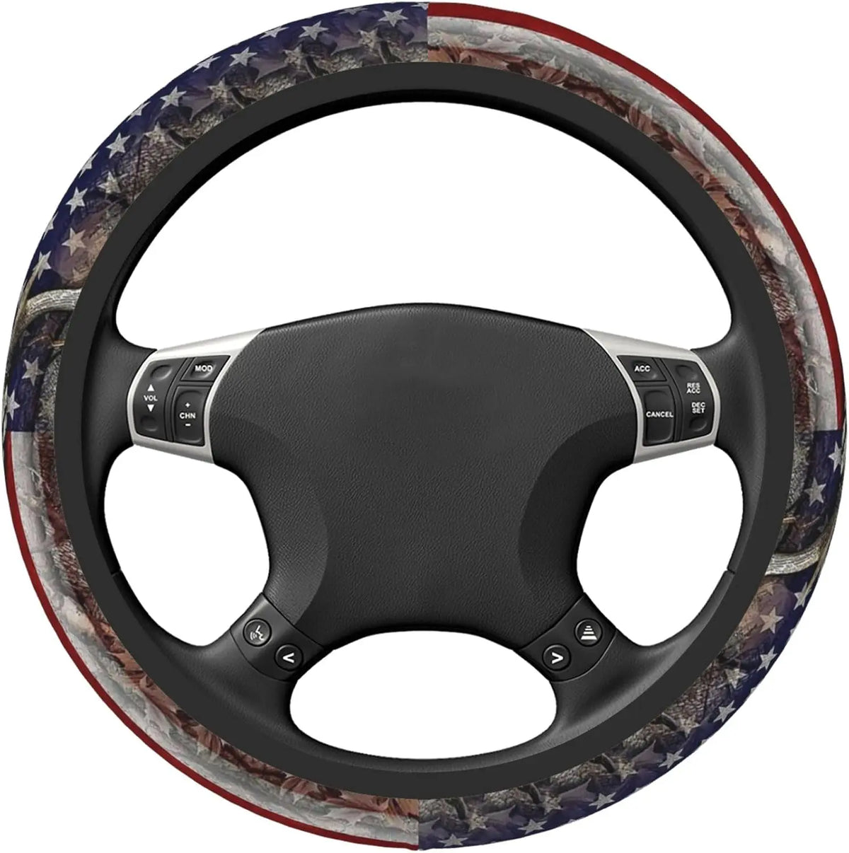 Universal Neoprene Steering Wheel Cover 15 Inch – Black Steering Wheel Cover HIP