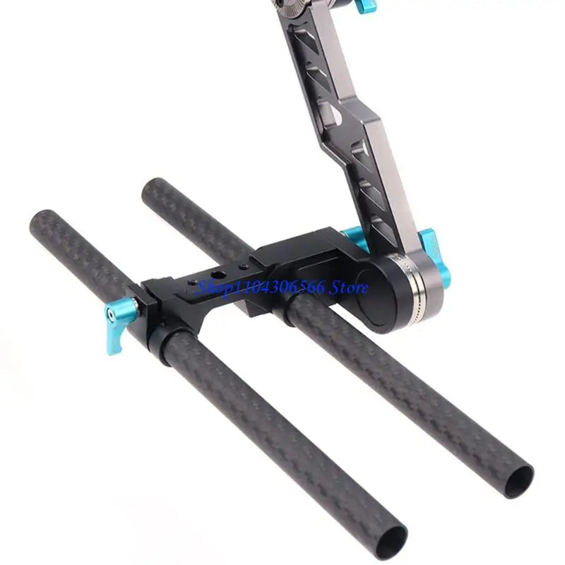 2-Pack 15mm Carbon Fiber Camera Rods – Matte Grip Rails Camera Support Rods HIP