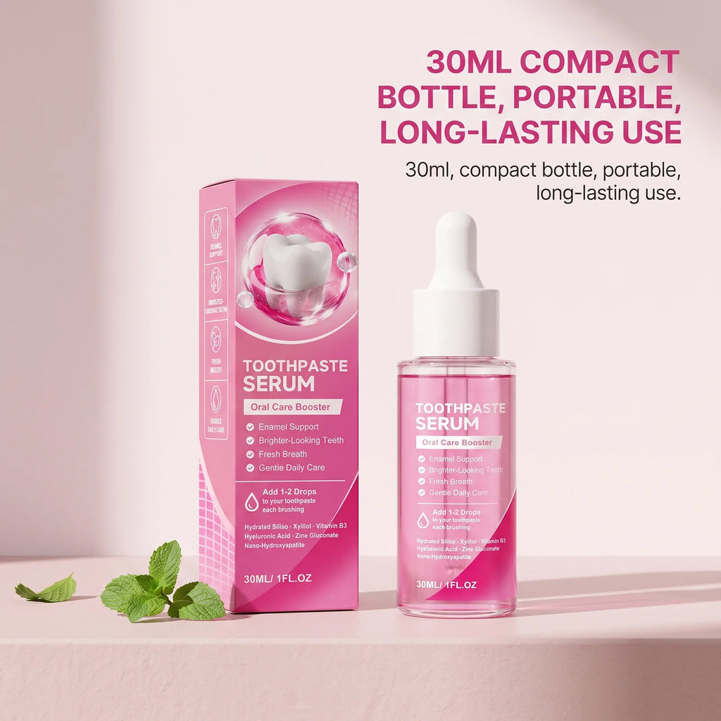 Fresh Breath Toothpaste & Brightening Serum Set | Daily Oral Care Toothpaste & Serum Set HIP