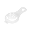 Egg Divider Strainer Egg White Filter Egg White Separator Tool Eggs Filter Gadget Kitchen Egg Yoke Separating Funnel Spoon HIP WHITE