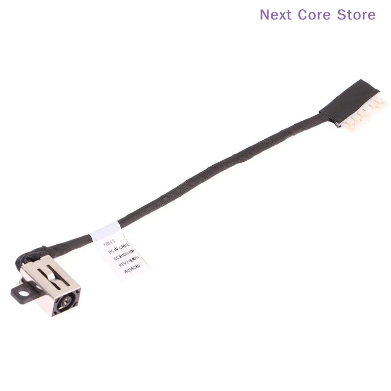 DC Power Jack Cable Dell Inspiron 15 3510 3400 3500 4VP7C Laptop Power Jack HIP