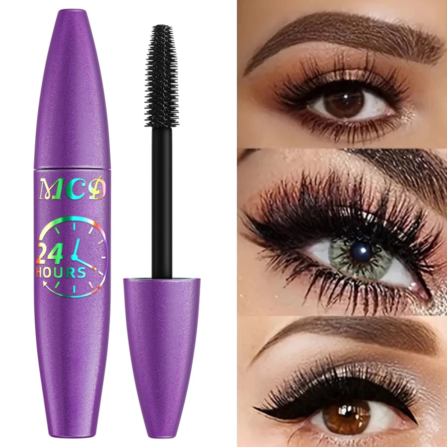 MCD 4D Black Waterproof Mascara – Lengthening & Curling Waterproof Mascara HIP 1pc