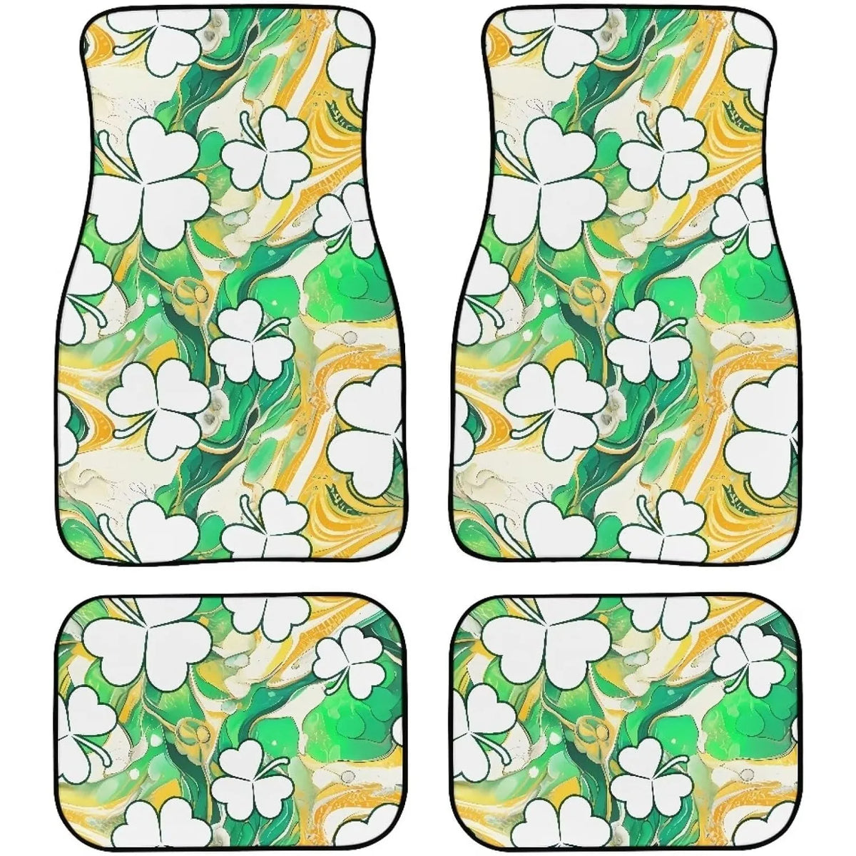 4-Piece Clover Car Floor Mats – SUV & Truck Carpet Protection Car Floor Mats HIP 1