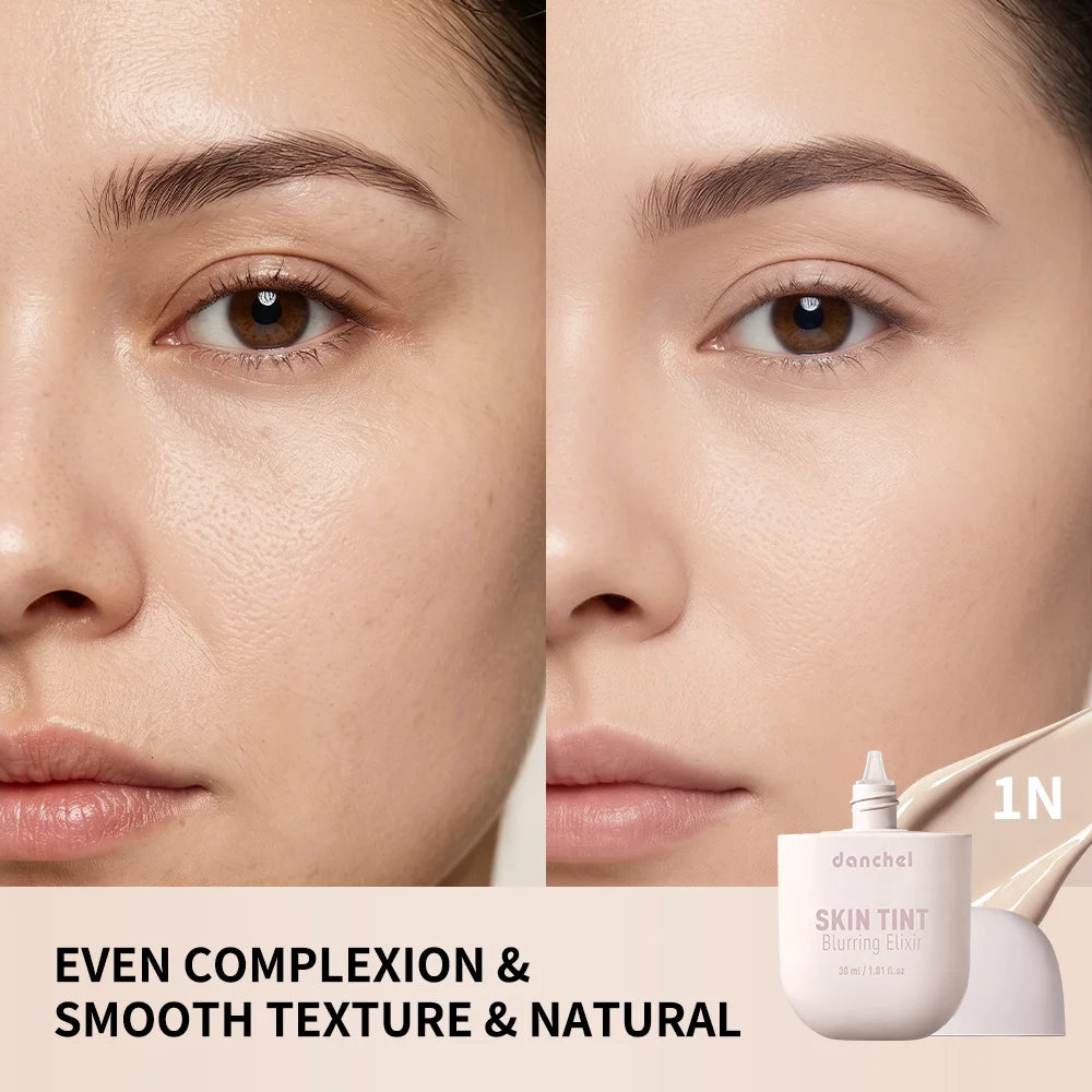 Skin Tint Blurring Elixir Foundation 24 Colors Concealer Blur Pores Fine Lines Long Lasting Hydrating Makeup For All Skin Tone HIP